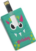 100yellow Credit Card Shape Happy Birthday Printed High Speed 16GB Pendrive 16 GB Pen Drive(Multicolor) (100yellow)  Buy Online