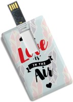 100yellow Credit Card Shape Love Is In The Air Print 8GB Fancy Pen Drive -Gift For Love Person 8 GB Pen Drive(Multicolor) (100yellow) Karnataka Buy Online
