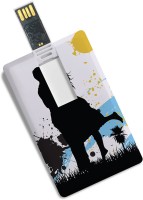 View 100yellow Credit Card Shape Love Bird Printed 16GB Pen Drive - Gift For Love 16 GB Pen Drive(Multicolor) Laptop Accessories Price Online(100yellow)
