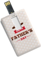100yellow Credit Card Shape Happy Father��s Day Print Fancy 8GB Pen Drive/Data Storage -Gift For Dad 8 GB Pen Drive(Multicolor)   Computer Storage  (100yellow)