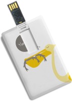 100yellow Credit Card Shape 8GB Animal Print Fancy Pen Drive 8 GB Pen Drive(Multicolor)   Laptop Accessories  (100yellow)