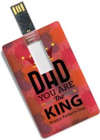 100yellow 16GB Credit Card Shape Dad You Are The King Print Designer -Gift For Father/Dad 16 GB Pen Drive(Multicolor)   Computer Storage  (100yellow)