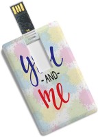 100yellow Credit Card Shape You & Me Print 8GB Fancy Pen Drive -Gift For Happy Valentine’s Day 8 GB Pen Drive(Multicolor)   Laptop Accessories  (100yellow)
