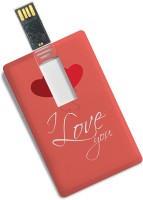 View 100yellow Credit Card Shape I Love You Printed 16GB Fancy Pen Drive - Gift For Wife 16 GB Pen Drive(Multicolor) Laptop Accessories Price Online(100yellow)