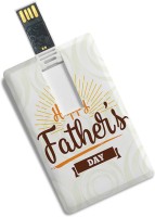 100yellow Happy Father��s Day Printed Credit Card Shape Designer 8GB Pen Drive -Gift For Dad 8 GB Pen Drive(Multicolor)   Computer Storage  (100yellow)