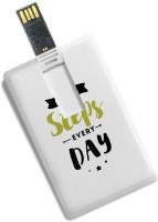 View 100yellow Quote Printed Credit Card Shape Fancy 8GB Pen Drive/Data Storage - Ideal Gift 8 GB Pen Drive(Multicolor) Laptop Accessories Price Online(100yellow)