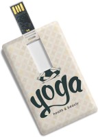 100yellow Credit Card Shape Yoga Health & Beauty Print 8GB Pen Drive/Data Storage 8 GB Pen Drive(Multicolor)   Laptop Accessories  (100yellow)