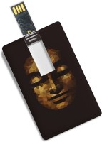 100yellow Credit Card Shape Lord Buddha Print 16GB High Quality Pen Drive 16 GB Pen Drive(Multicolor)   Computer Storage  (100yellow)