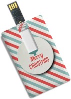 100yellow Credit Card Shape 8GB Merry Christmas Printed Pendrive 8 GB Pen Drive(Multicolor)   Computer Storage  (100yellow)