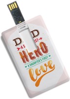 View 100yellow Credit Card Shape Printed Designer 8GB Pen Drive/Data Storage -Gift For Father/Dad 8 GB Pen Drive(Multicolor) Price Online(100yellow)