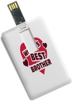 100yellow Credit Card Shape World��s Best Brother Printed High Speed 16GB Pen Drive -Gift For Brother 16 GB Pen Drive(Multicolor)   Computer Storage  (100yellow)