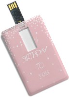View 100yellow Credit Card Shape Happy Birthday to You Print 8GB Pendrive 8 GB Pen Drive(Multicolor) Laptop Accessories Price Online(100yellow)
