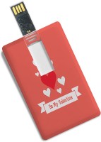 View 100yellow Credit Card Shape Be My Valentine Printed 8GB Fancy Pen Drive 8 GB Pen Drive(Multicolor) Laptop Accessories Price Online(100yellow)