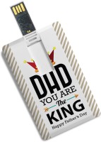 View 100yellow Credit Card Shape Dad You Are The King Print Fancy 16GB /Data Storage -Gift For Father 16 GB Pen Drive(Multicolor) Price Online(100yellow)