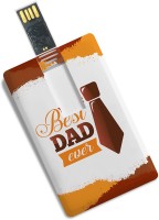 100yellow Credit Card Shape Best Dad Ever Printed Designer 8GB Pen Drive -Gift For Father 8 GB Pen Drive(Multicolor)   Computer Storage  (100yellow)