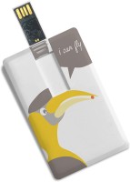 100yellow 16GB Credit Card Shape Animal Printed Fancy High Quality Pen Drive 16 GB Pen Drive(Multicolor)   Laptop Accessories  (100yellow)
