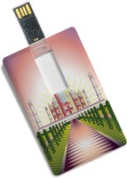 View 100yellow Credit Card Shape Designer 8GB Taj Mahal Print High Speed Fancy Pen Drive 8 GB Pen Drive(Multicolor) Price Online(100yellow)