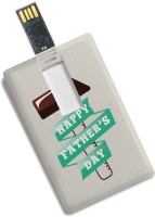 100yellow Credit Card Shape Happy Father��s Day Print 16GB Fancy Pen Drive/Data Storage -Gift For Dad 16 GB Pen Drive(Multicolor)   Computer Storage  (100yellow)