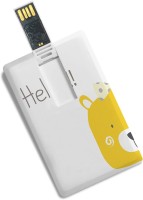 100yellow 8GB Credit Type Plastic Printed Fancy High Quality Pen Drive 8 GB Pen Drive(Multicolor)   Laptop Accessories  (100yellow)