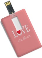 100yellow Credit Card Shape Love Is In The Air Print 8GB Fancy Pen Drive -Gift For Love 8 GB Pen Drive(Multicolor)   Computer Storage  (100yellow)
