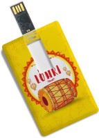 100yellow Credit Card Type 16GB Happy Lohri Printed Fancy Pen Drive - For Gift 16 GB Pen Drive(Multicolor)   Computer Storage  (100yellow)