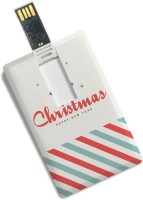 100yellow Credit Card Shape 8GB Merry Christmas & Happy New Year Print Pen Drive 8 GB Pen Drive(Multicolor)   Computer Storage  (100yellow)