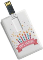 100yellow Credit Card Design Happy Birthday Prined High Speed 8GB Pen Drive 8 GB Pen Drive(Multicolor)   Laptop Accessories  (100yellow)