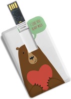 View 100yellow 8GB Credit Card Shape I Love Beary Much Print Fancy Pen Drive 8 GB Pen Drive(Multicolor) Laptop Accessories Price Online(100yellow)