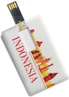 100yellow Credit Card Shape Indonesia Printed High Speed 16GB Fancy 16 GB Pen Drive(Multicolor)   Computer Storage  (100yellow)