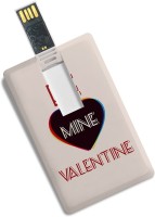 100yellow Credit Card Shape Be My Valentine Print 8GB Pen Drive - Gift For Girlfriend 8 GB Pen Drive(Multicolor)   Laptop Accessories  (100yellow)