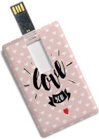 View 100yellow Credit Card Shape I Love You Print 8GB Plastic Pen Drive -Gift For Happy Valentine’s Day 8 GB Pen Drive(Multicolor) Laptop Accessories Price Online(100yellow)