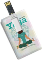 View 100yellow Credit Card Shape Love It Yoga Print Fancy 8GB Pen Drive/Data Storage 8 GB Pen Drive(Multicolor) Price Online(100yellow)