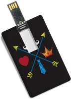 100yellow Credit Card Shape Printed Designer 8GB Pen Drive /Data Storage -Gift For Father/Dad 8 GB Pen Drive(Multicolor)   Computer Storage  (100yellow)