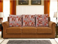 View peachtree Fabric 3 Seater(Finish Color - Brown) Furniture (peachtree)