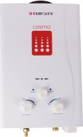 View eurolex 6 L Gas Water Geyser(White, GH1606-6ltr-Gas) Home Appliances Price Online(EUROLEX)
