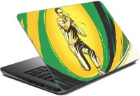 ezyPRNT Sparkle Laminated Cricket Sports Pop Art Action (15 to 15.6 inch) Vinyl Laptop Decal 15   Laptop Accessories  (ezyPRNT)