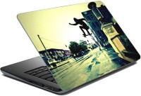 ezyPRNT Sparkle Laminated Skateboarding Sports Green (15 to 15.6 inch) Vinyl Laptop Decal 15   Laptop Accessories  (ezyPRNT)