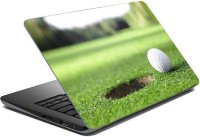 ezyPRNT Sparkle Laminated Golf Sports Ball near Target (15 to 15.6 inch) Vinyl Laptop Decal 15   Laptop Accessories  (ezyPRNT)