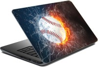 ezyPRNT Sparkle Laminated Leather Base Ball Sports (15 to 15.6 inch) Vinyl Laptop Decal 15   Laptop Accessories  (ezyPRNT)