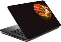 ezyPRNT Sparkle Laminated Cricket Sports Burning Ball (15 to 15.6 inch) Vinyl Laptop Decal 15   Laptop Accessories  (ezyPRNT)