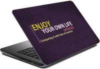 View ezyPRNT Sparkle Laminated Enjoy your own Life (15 to 15.6 inch) Vinyl Laptop Decal 15 Laptop Accessories Price Online(ezyPRNT)