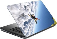 ezyPRNT Sparkle Laminated awesome sky diving (15 to 15.6 inch) Vinyl Laptop Decal 15   Laptop Accessories  (ezyPRNT)