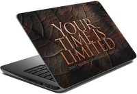 ezyPRNT Sparkle Laminated Your time is Limited (15 to 15.6 inch) Vinyl Laptop Decal 15   Laptop Accessories  (ezyPRNT)