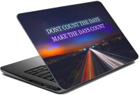 ezyPRNT Sparkle Laminated Make the days Count (15 to 15.6 inch) Vinyl Laptop Decal 15   Laptop Accessories  (ezyPRNT)