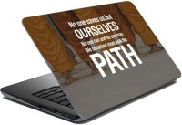 View ezyPRNT Sparkle Laminated Path Monk Quote (15 to 15.6 inch) Vinyl Laptop Decal 15 Laptop Accessories Price Online(ezyPRNT)