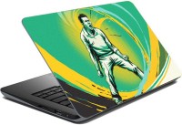 ezyPRNT Sparkle Laminated Cricket Sports Pop Art Scream (15 to 15.6 inch) Vinyl Laptop Decal 15   Laptop Accessories  (ezyPRNT)