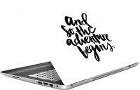 imbue adventure begins high quality vinyl Laptop Decal 15.6   Laptop Accessories  (imbue)