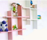 View wooden art and toys MDF Wall Shelf(Number of Shelves - 6) Furniture (Wooden Art & Toys)