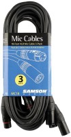 SAMSON Samson MC18 Microphone cable (3- Pack) Microphone cable(Black)
