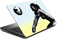 ezyPRNT Sparkle Laminated Volley Ball Black Girl Sports (15 to 15.6 inch) Vinyl Laptop Decal 15   Laptop Accessories  (ezyPRNT)